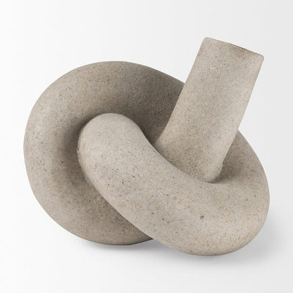 Mercana - Otto Sandstone Resin Large Knot Sculpture Decorative Object - 70180 view 5