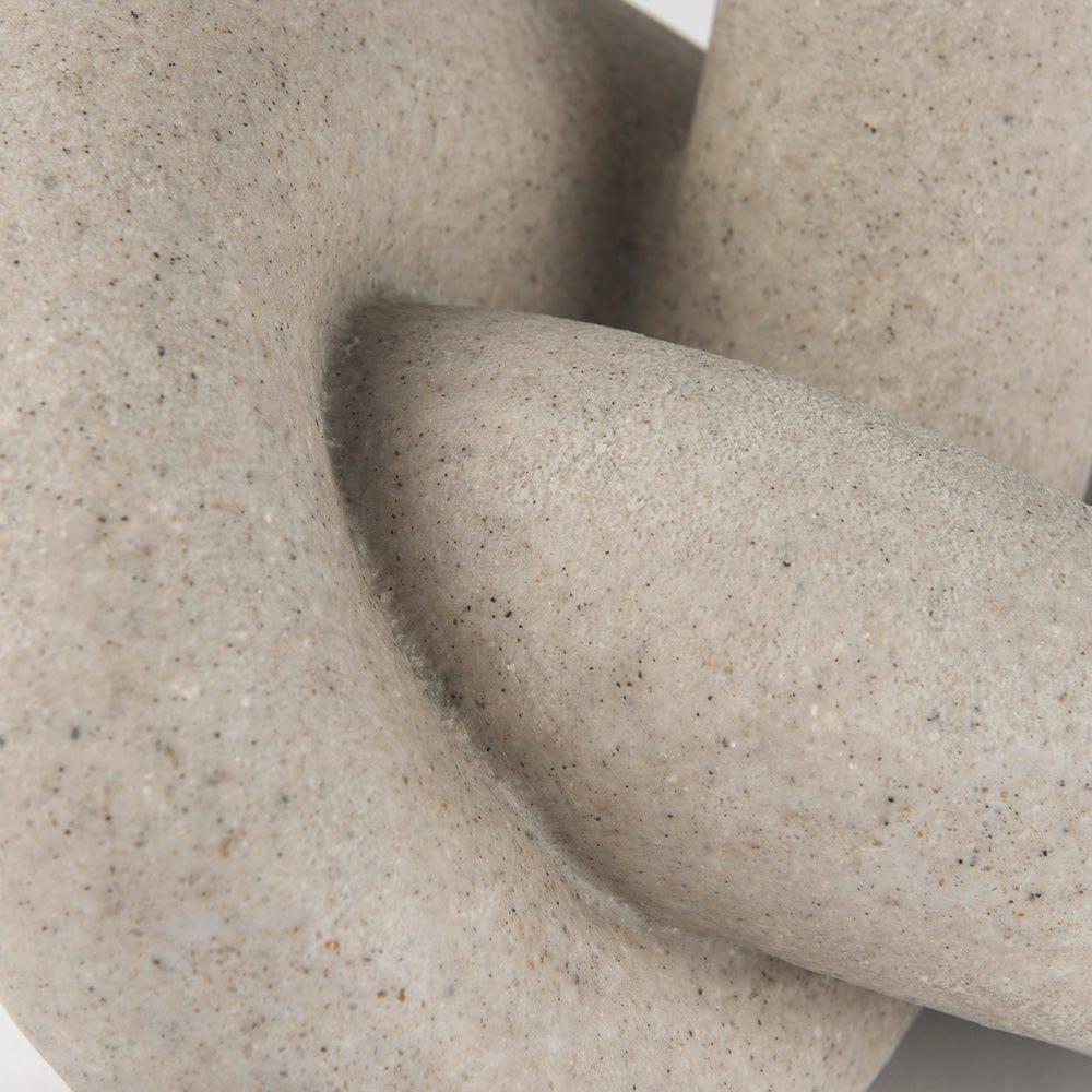 Mercana - Otto Sandstone Resin Large Knot Sculpture Decorative Object - 70180 view 7