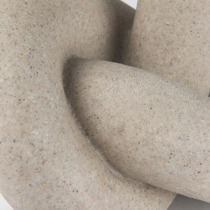Mercana - Otto Sandstone Resin Large Knot Sculpture Decorative Object - 70180 view 7