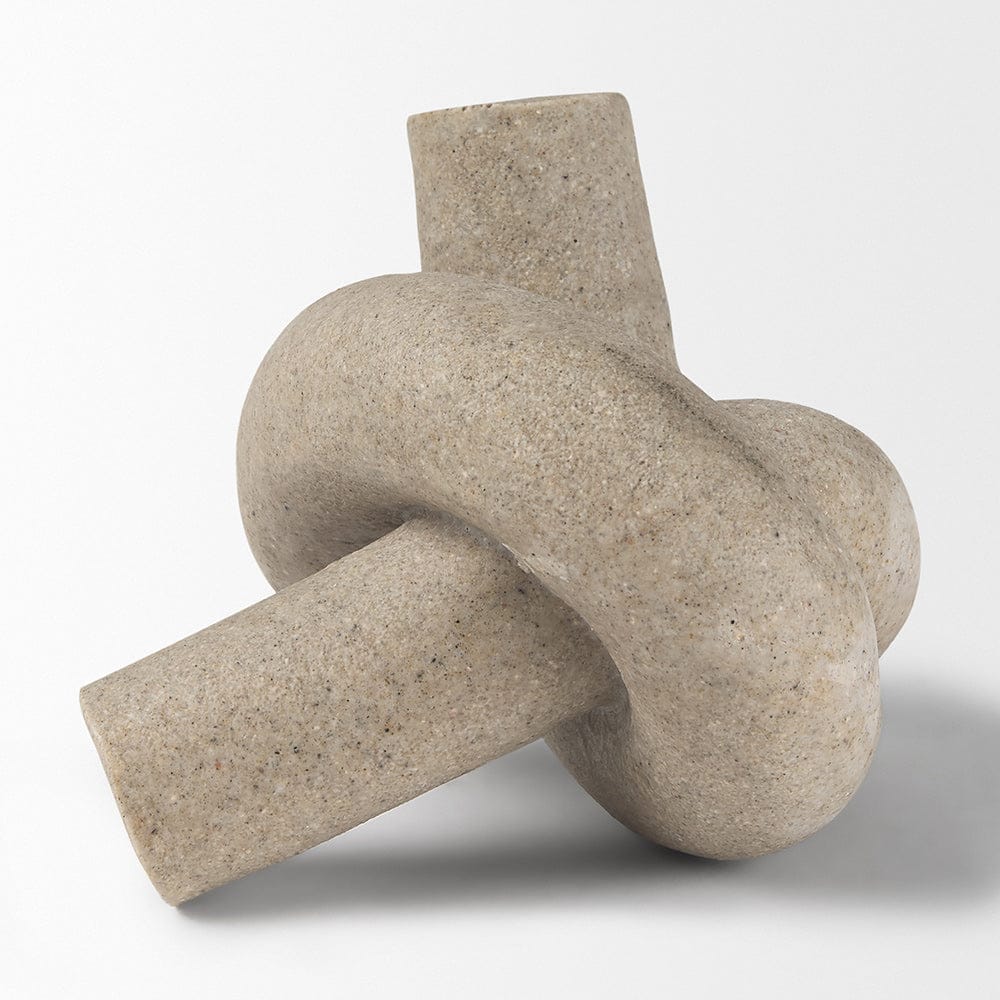 Mercana - Otto Sandstone Resin Small Knot Sculpture Decorative Object - 70179 view 3