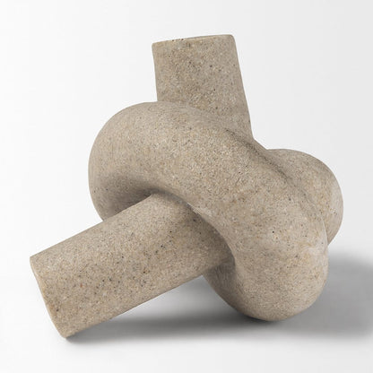 Mercana - Otto Sandstone Resin Small Knot Sculpture Decorative Object - 70179 view 3
