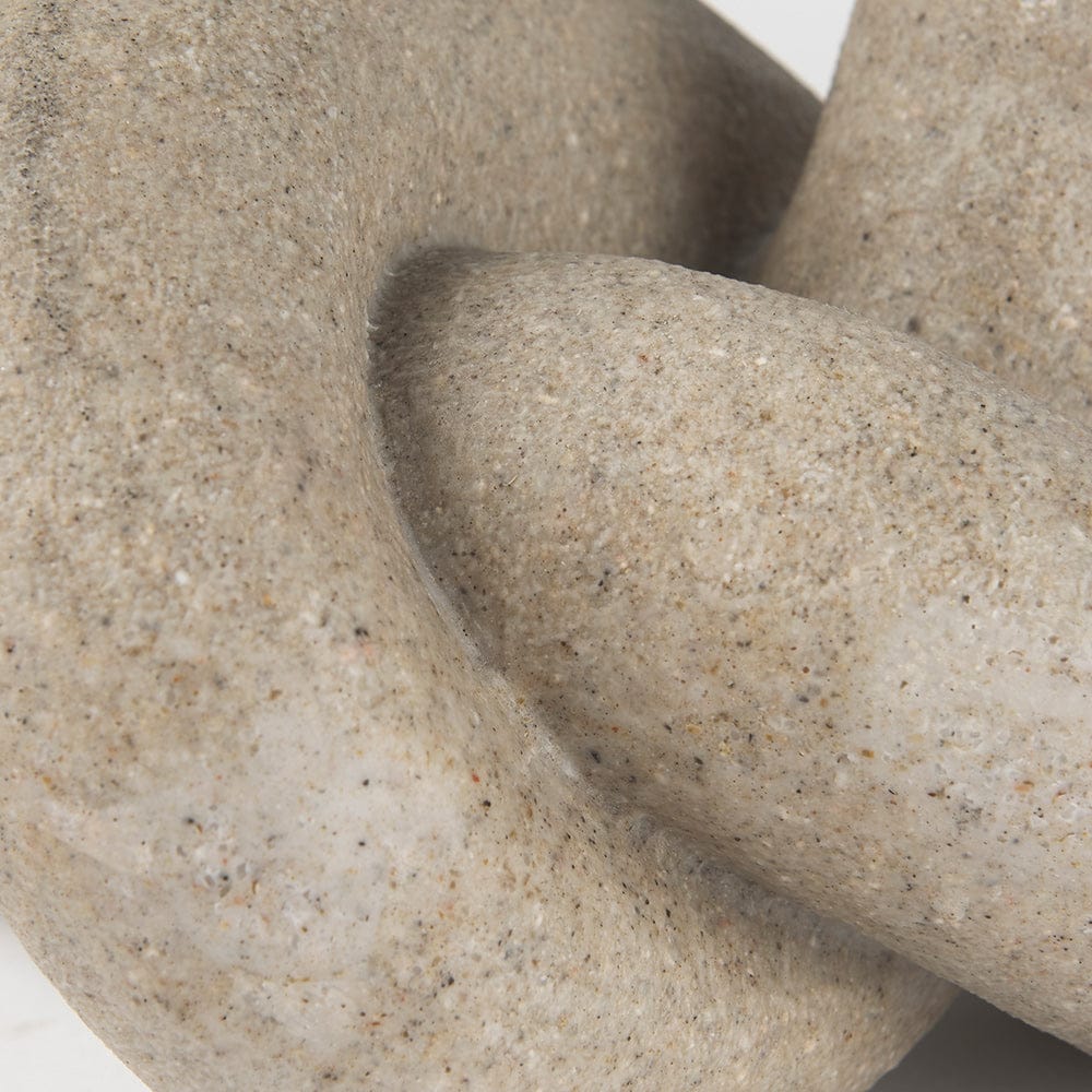 Mercana - Otto Sandstone Resin Small Knot Sculpture Decorative Object - 70179 view 7