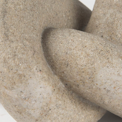 Mercana - Otto Sandstone Resin Small Knot Sculpture Decorative Object - 70179 view 7