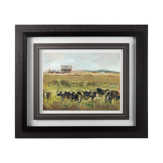 Mercana - Out to Pasture I by Ethan Harper a Framed Art Print Matted under Glass - 11062 view 1