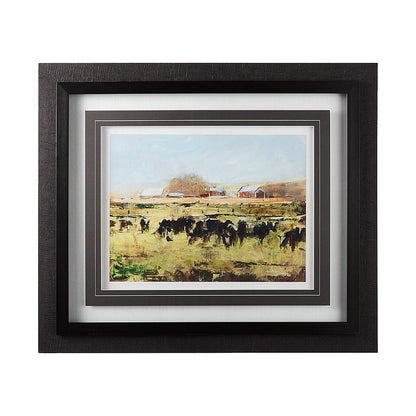 Mercana - Out to Pasture II by Ethan Harper a Framed Art Print Matted under Glass - 11063 view 1