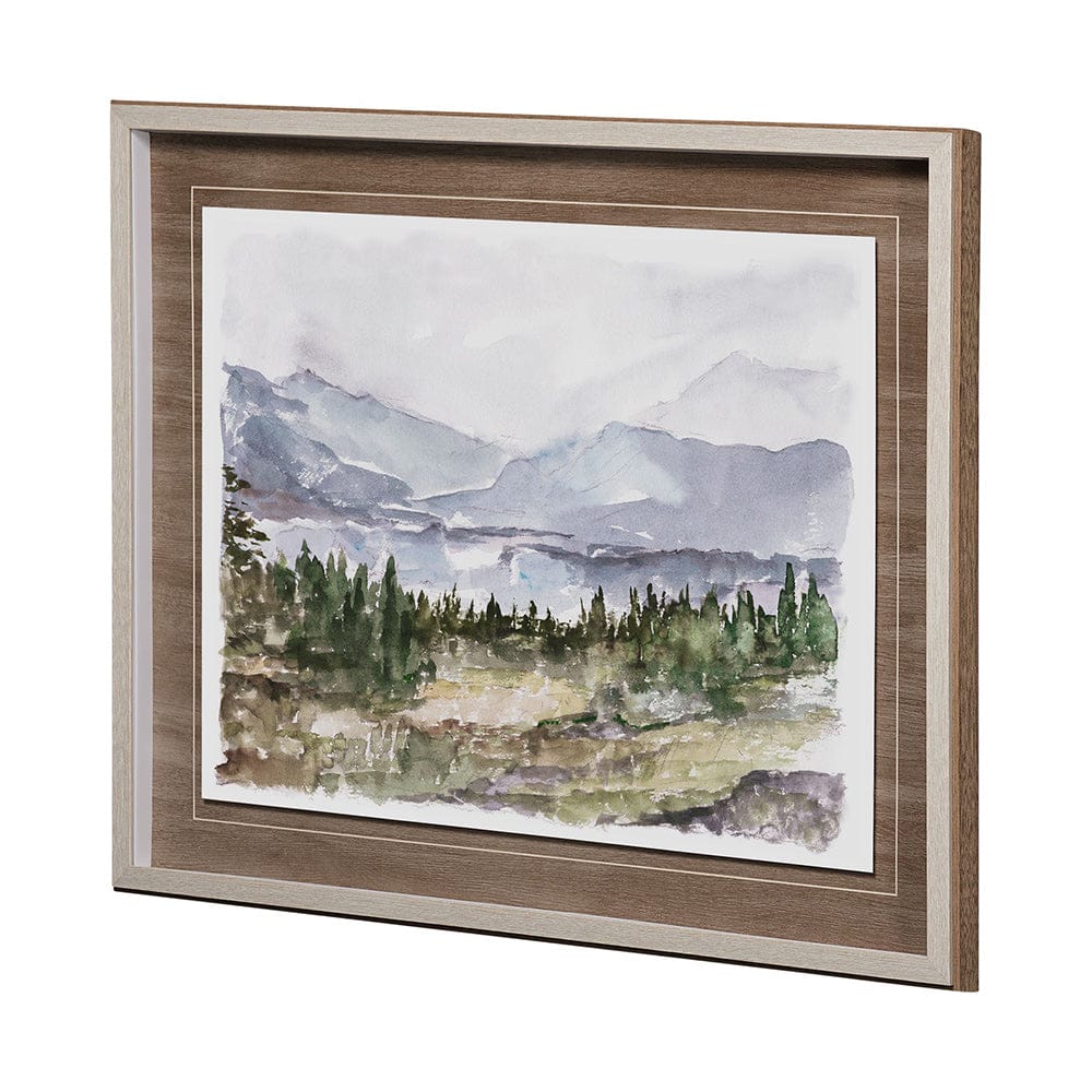 Mercana - Overcast Reservoir II by Ethan Harper Hand Embellished Textured Framed Art Print Matted under Glass - 13159 view 2