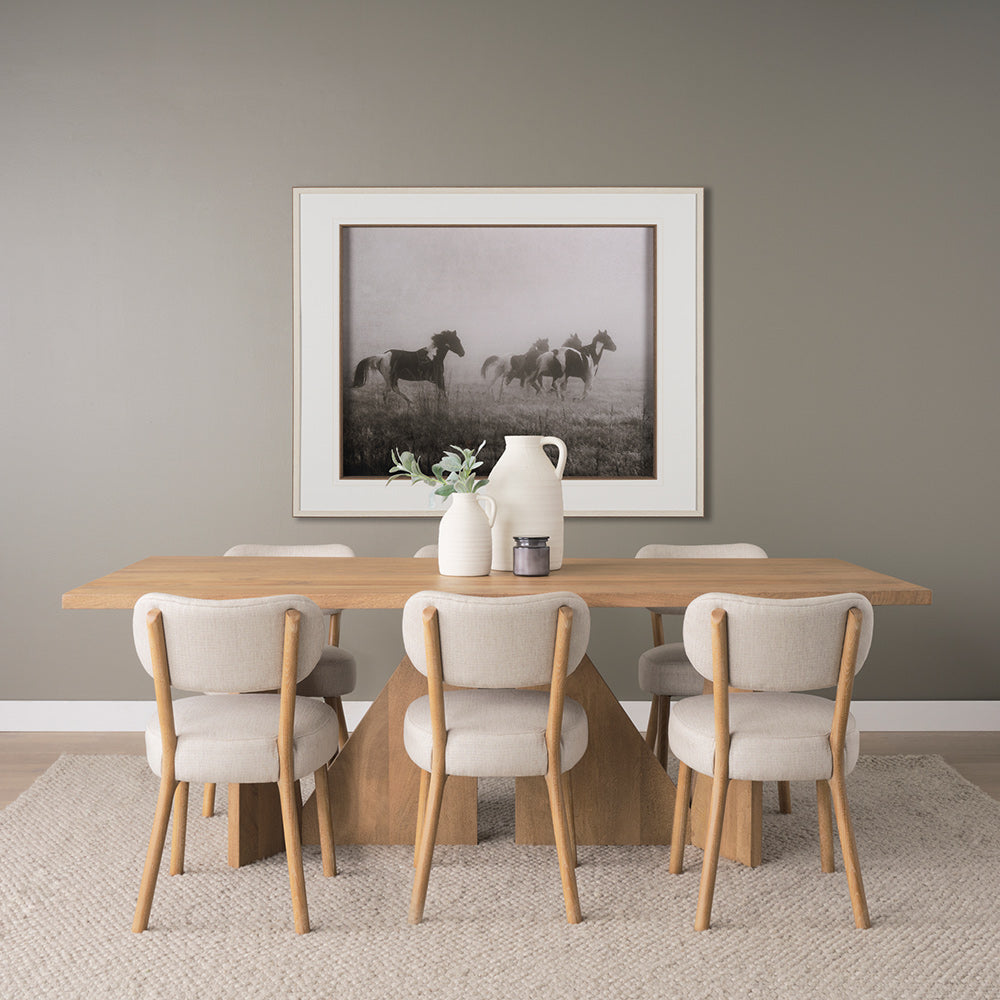 Mercana - Owen Dining Chair W/ Medium Brown Wood and Beige Fabric (Set of 2) - 70424 view 12