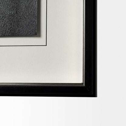 Mercana - Pacemaker Black I by Alarm a Hand Embellished Textured Framed Art Print Matted under Glass - 12780 view 3