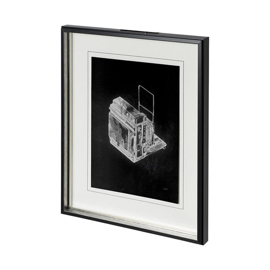 Mercana - Pacemaker Black II by Alarm a Hand Embellished Textured Framed Art Print Matted under Glass - 12781 view 1