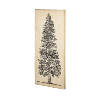 Mercana - Pacific North West Tree Sketch I by Melissa Wang a Hand Embellished Textured Canvas - 101430-L view 1