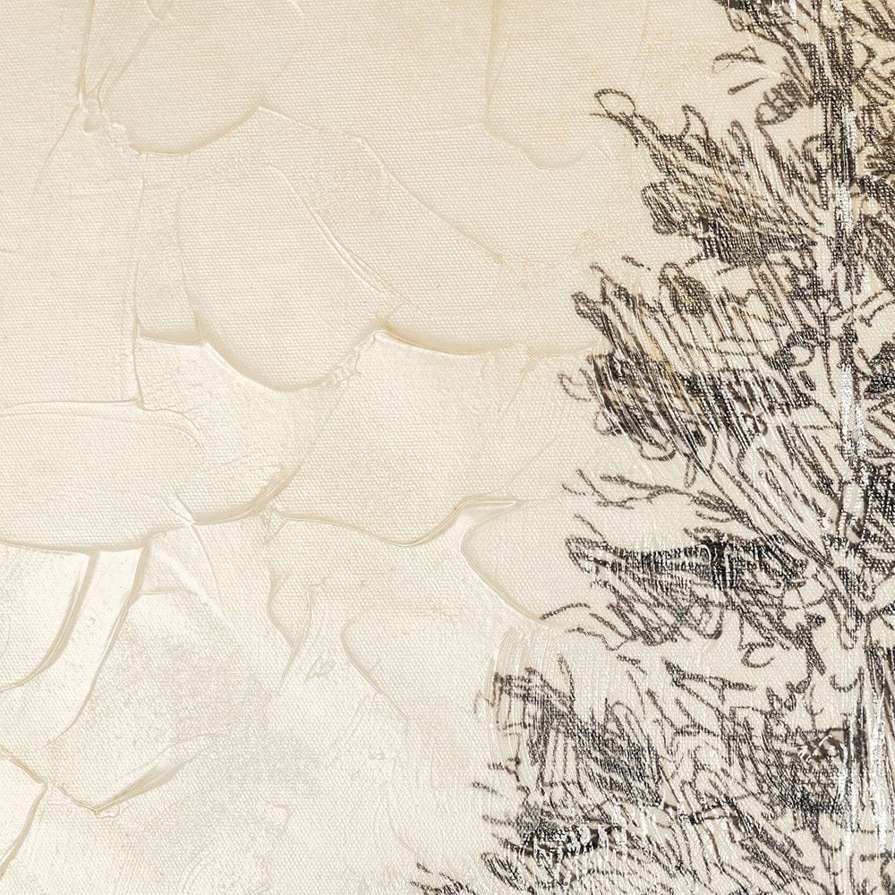 Mercana - Pacific North West Tree Sketch I by Melissa Wang a Hand Embellished Textured Canvas - 101430-L view 2