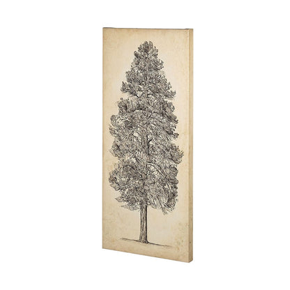 Mercana - Pacific North West Tree Sketch III by Melissa Wang a Hand Embellished Textured Canvas - 101432-L view 1