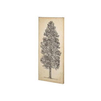 Mercana - Pacific North West Tree Sketch III by Melissa Wang a Hand Embellished Textured Canvas - 101432-S view 1