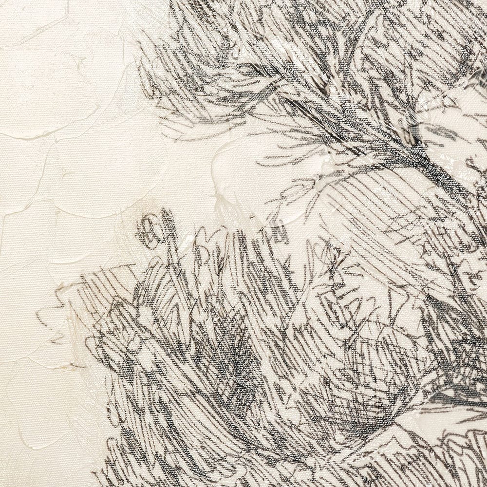 Mercana - Pacific North West Tree Sketch III by Melissa Wang a Hand Embellished Textured Canvas - 101432-S view 2