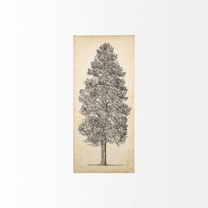Mercana - Pacific North West Tree Sketch III by Melissa Wang a Hand Embellished Textured Canvas - 101432-S view 3