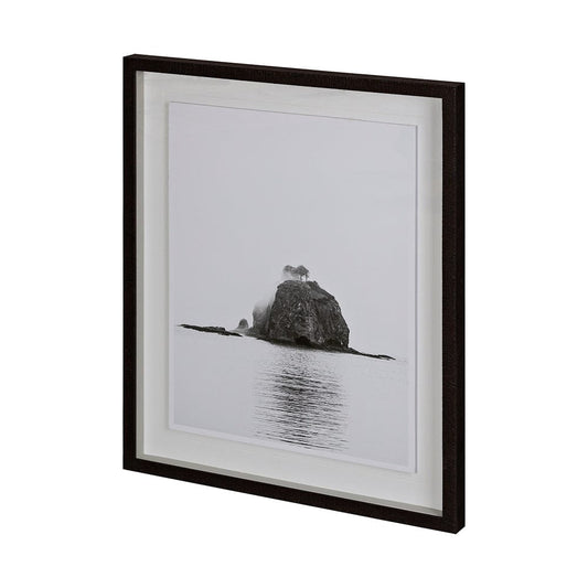 Mercana - Pacific Ocean Foggy Island by Goldie, Kyle a Framed Art Print Matted under Glass - 12335 view 1