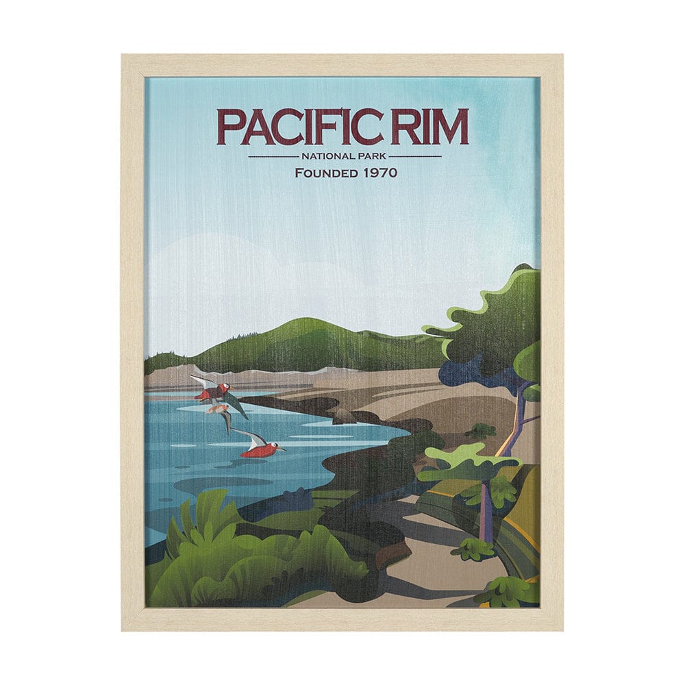 Mercana - Pacific Rim GO L by Mercana Studio a Hand Embellished Decograph Framed Art Print - 15894 view 1