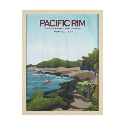 Mercana - Pacific Rim GO L by Mercana Studio a Hand Embellished Decograph Framed Art Print - 15894 view 1
