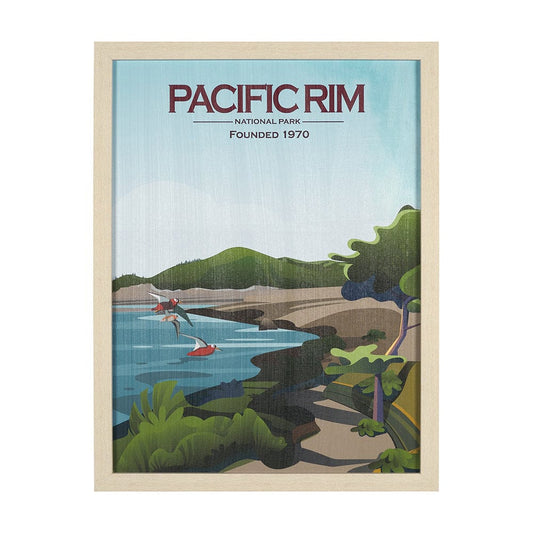 Mercana - Pacific Rim GO L by Mercana Studio a Hand Embellished Decograph Framed Art Print - 15894 view 1