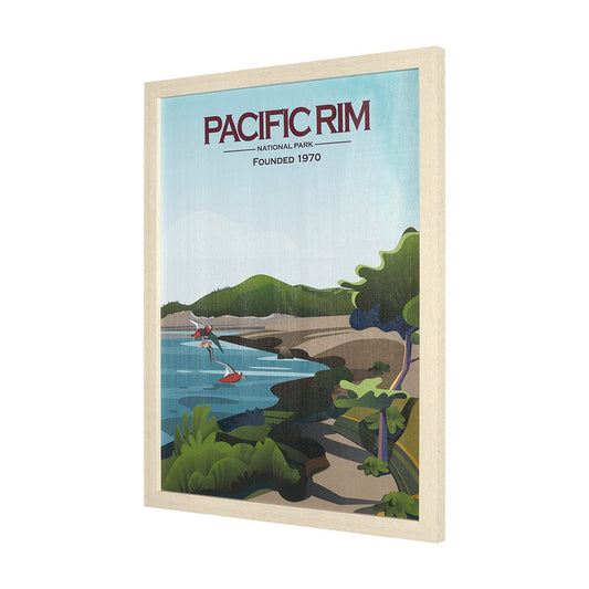 Mercana - Pacific Rim GO L by Mercana Studio a Hand Embellished Decograph Framed Art Print - 15894 view 2