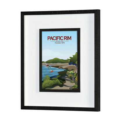 Mercana - Pacific Rim GO M by Mercana Studio a Framed Art Print Matted under Glass - 15893 view 2