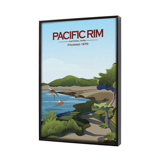 Mercana - Pacific Rim GO SM by Mercana Studio a Hand Embellished Decograph Framed Art Print - 15892 view 2
