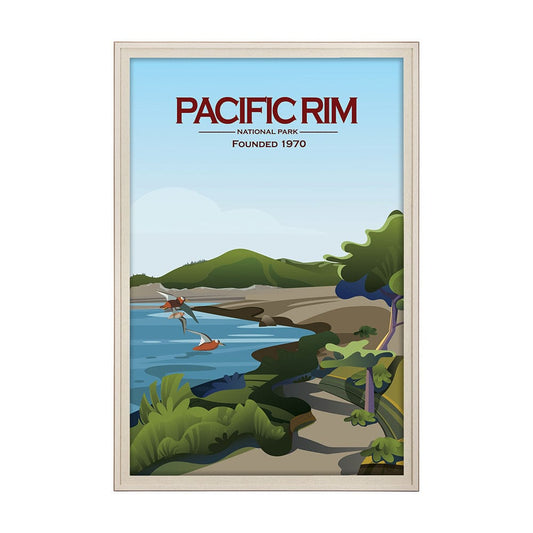 Mercana - Pacific Rim GO XL by Mercana Studio a Hand Embellished Decograph Framed Art Print under Glass - 15895 view 1