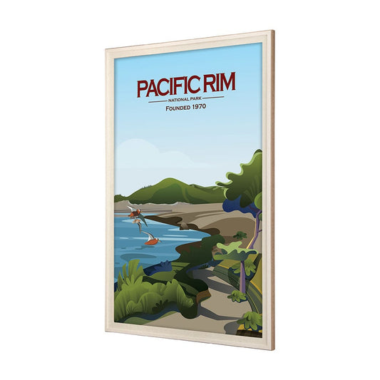 Mercana - Pacific Rim GO XL by Mercana Studio a Hand Embellished Decograph Framed Art Print under Glass - 15895 view 2