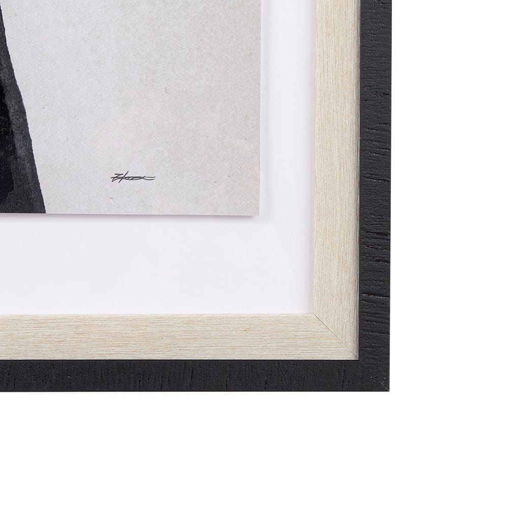 Mercana - Pages I by Mercana Studio a Hand Embelished Textured Framed Art Print Matted under Glass - 14012 view 4