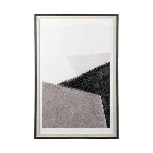 Mercana - Pages II by Mercana Studio a Hand Embelished Textured Framed Art Print Matted under Glass - 14013 view 1