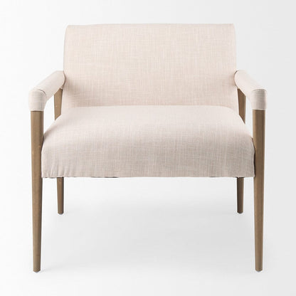 Mercana - Palisades Cream Upholstery w/ Solid Wood Accent Chair - 69919 view 2