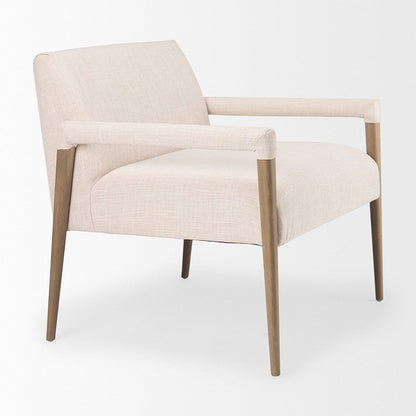 Mercana - Palisades Cream Upholstery w/ Solid Wood Accent Chair - 69919 view 6