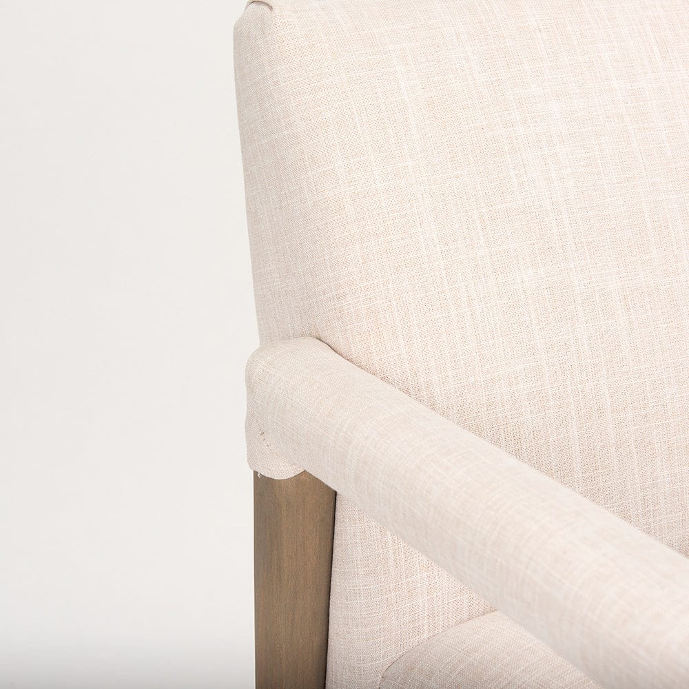 Mercana - Palisades Cream Upholstery w/ Solid Wood Accent Chair - 69919 view 8