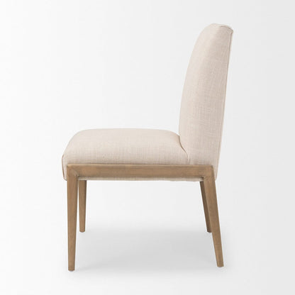 Mercana - Palisades Cream Upholstery w/ Solid Wood Armless Dining Chair (Set of 2) - 69823 view 3