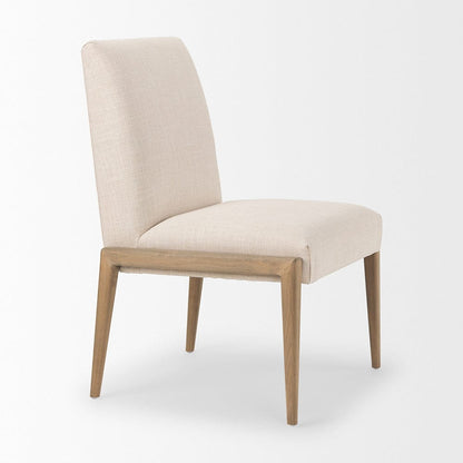 Mercana - Palisades Cream Upholstery w/ Solid Wood Armless Dining Chair (Set of 2) - 69823 view 6