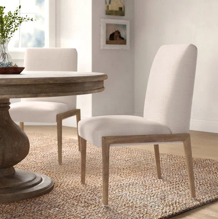 Mercana - Palisades Cream Upholstery w/ Solid Wood Armless Dining Chair (Set of 2) - 69823 view 12