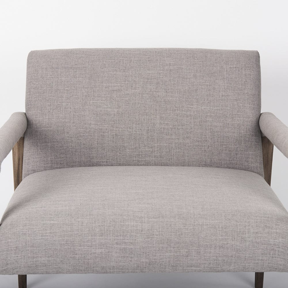 Mercana - Palisades Gray Fabric w/ Brown Wood Frame Accent Chair - 69822 view 6