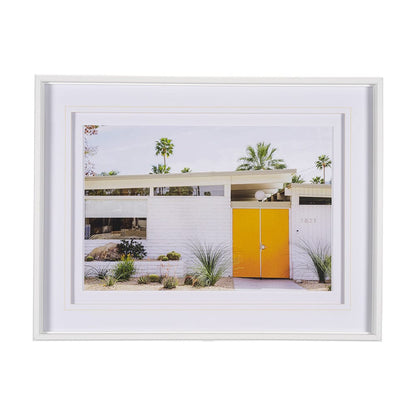 Mercana - Palm Springs Villa by Irene Suchocki Hand Embellished Framed Art Print Matted under Glass - 15317 view 1