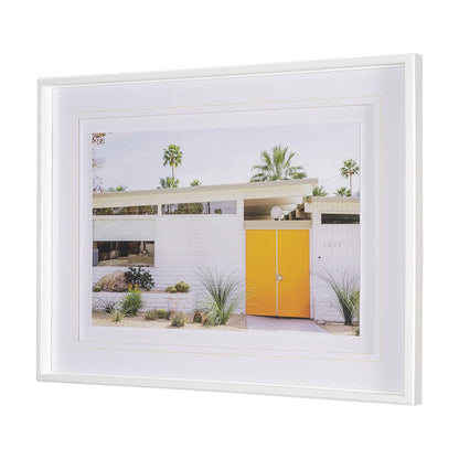 Mercana - Palm Springs Villa by Irene Suchocki Hand Embellished Framed Art Print Matted under Glass - 15317 view 2