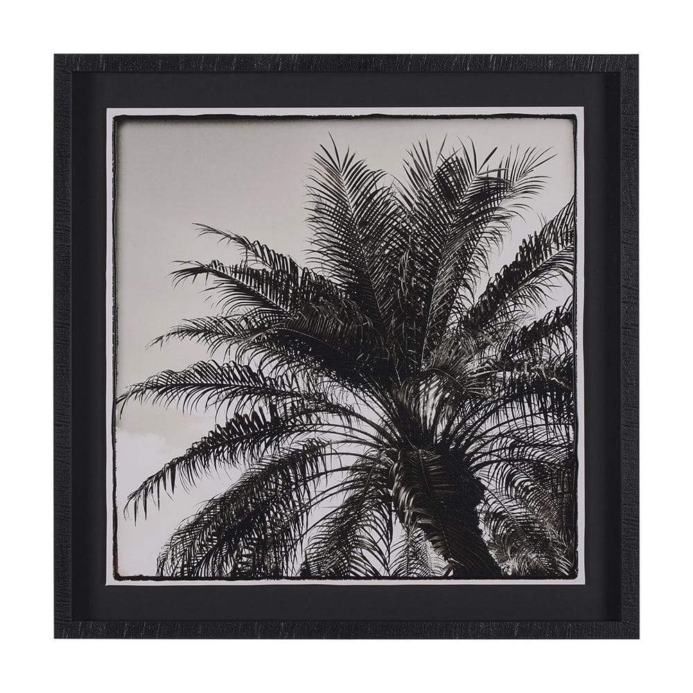Mercana - Palm Tree Sepia I by Debra Van Swearingen a Hand Embellished Framed Art Print Matted under Glass - 15534 view 1