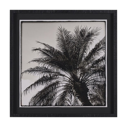 Mercana - Palm Tree Sepia I by Debra Van Swearingen a Hand Embellished Framed Art Print Matted under Glass - 15534 view 1
