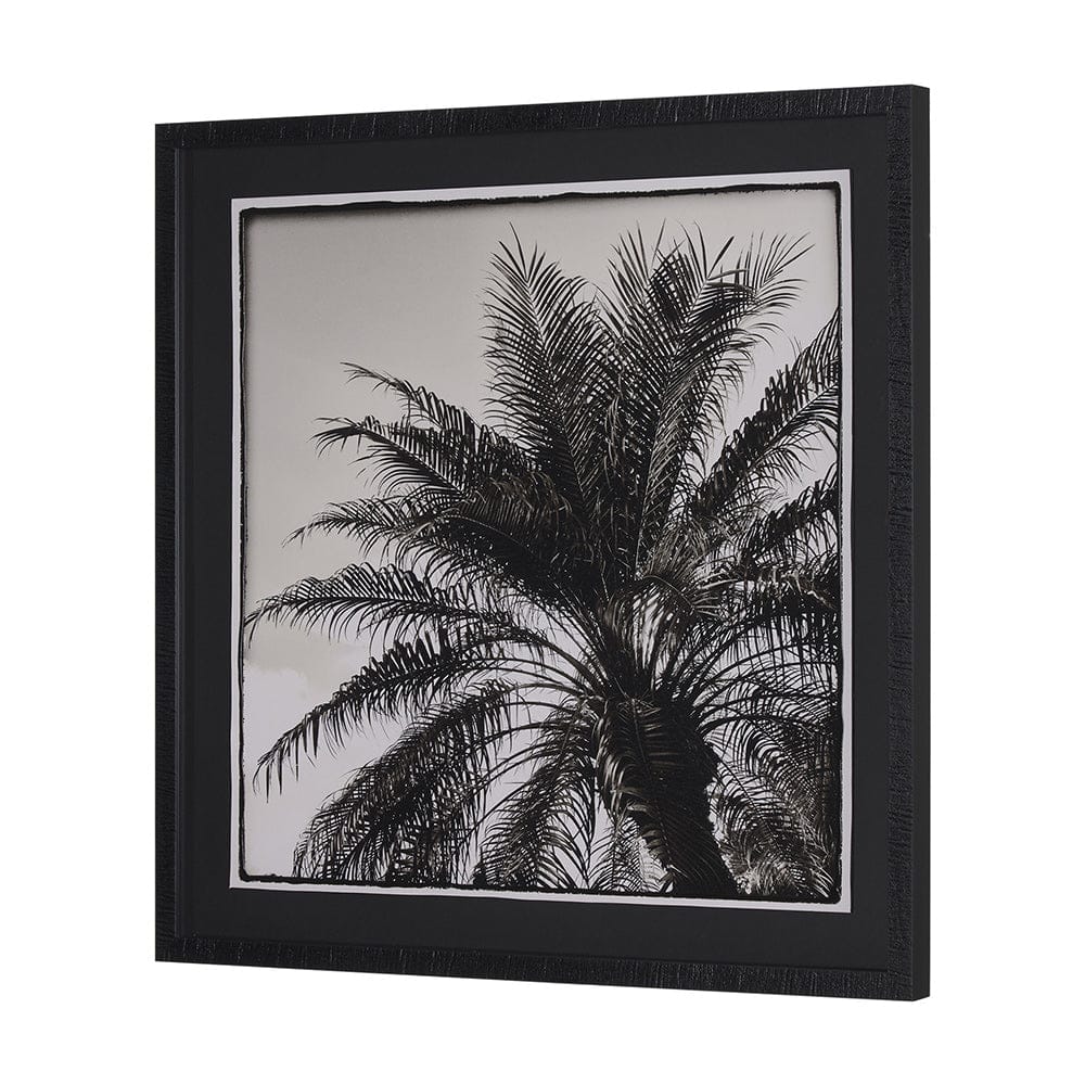 Mercana - Palm Tree Sepia I by Debra Van Swearingen a Hand Embellished Framed Art Print Matted under Glass - 15534 view 2