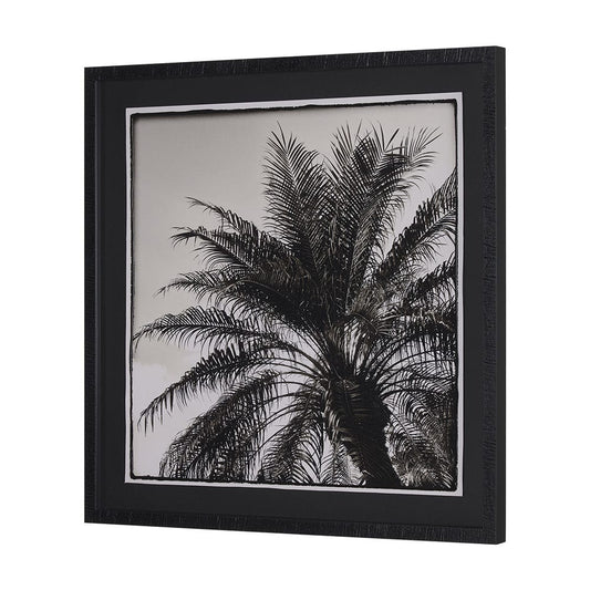 Mercana - Palm Tree Sepia I by Debra Van Swearingen a Hand Embellished Framed Art Print Matted under Glass - 15534 view 2