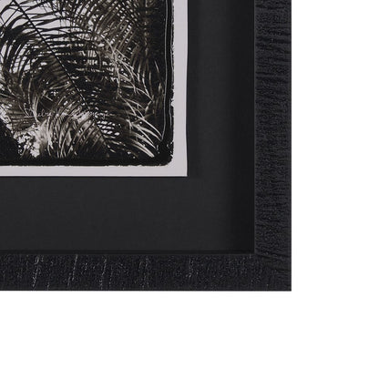 Mercana - Palm Tree Sepia I by Debra Van Swearingen a Hand Embellished Framed Art Print Matted under Glass - 15534 view 3
