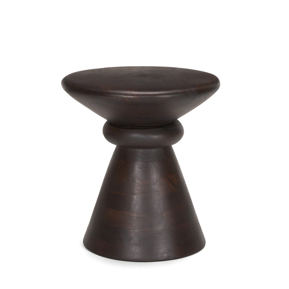 Mercana - Palmera Dark Brown Wood Pedestal Accent Table - 70511 view 1