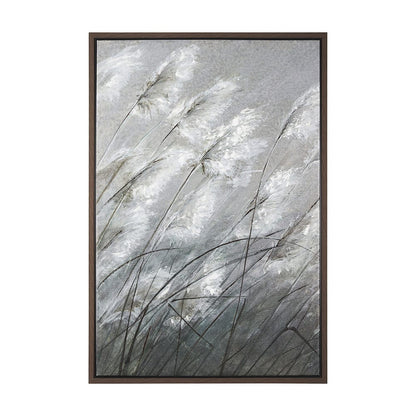 Mercana - Pampas Grass Breeze I by Mercana Studio a Hand Embellished Textured Framed Canvas - 102628-FL view 1