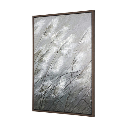 Mercana - Pampas Grass Breeze I by Mercana Studio a Hand Embellished Textured Framed Canvas - 102628-FL view 2