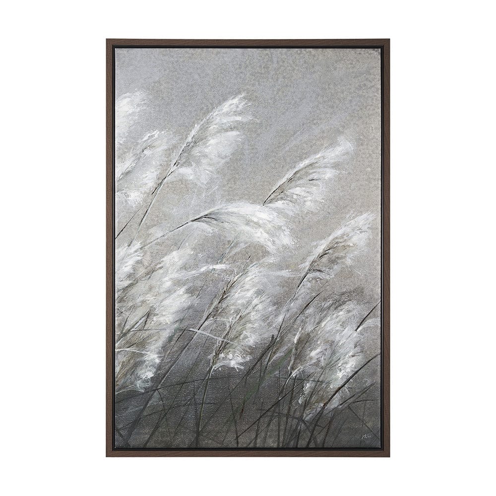 Mercana - Pampas Grass Breeze II by Mercana Studio a Hand Embellished Textured Framed Canvas - 102629-FL view 1
