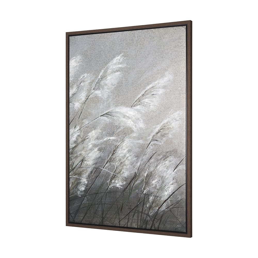 Mercana - Pampas Grass Breeze II by Mercana Studio a Hand Embellished Textured Framed Canvas - 102629-FL view 2
