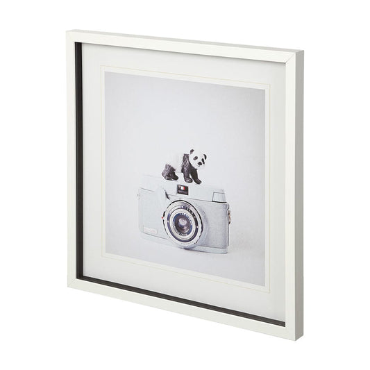 Mercana - Panda & Vintage Camera by Susannah Tucker Photography a Framed Art Print Matted under Glass - 12080 view 2
